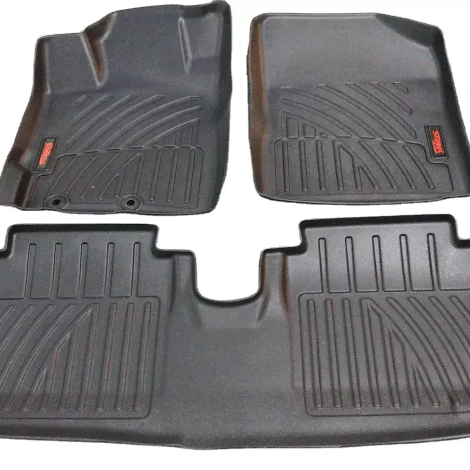 3d Car Carpet Mat TPO/TPE Automobile Floor Liner Waterproof Vehicle Foot Mats For Toyota YARIS/ATIV/SEDAN 2018~on