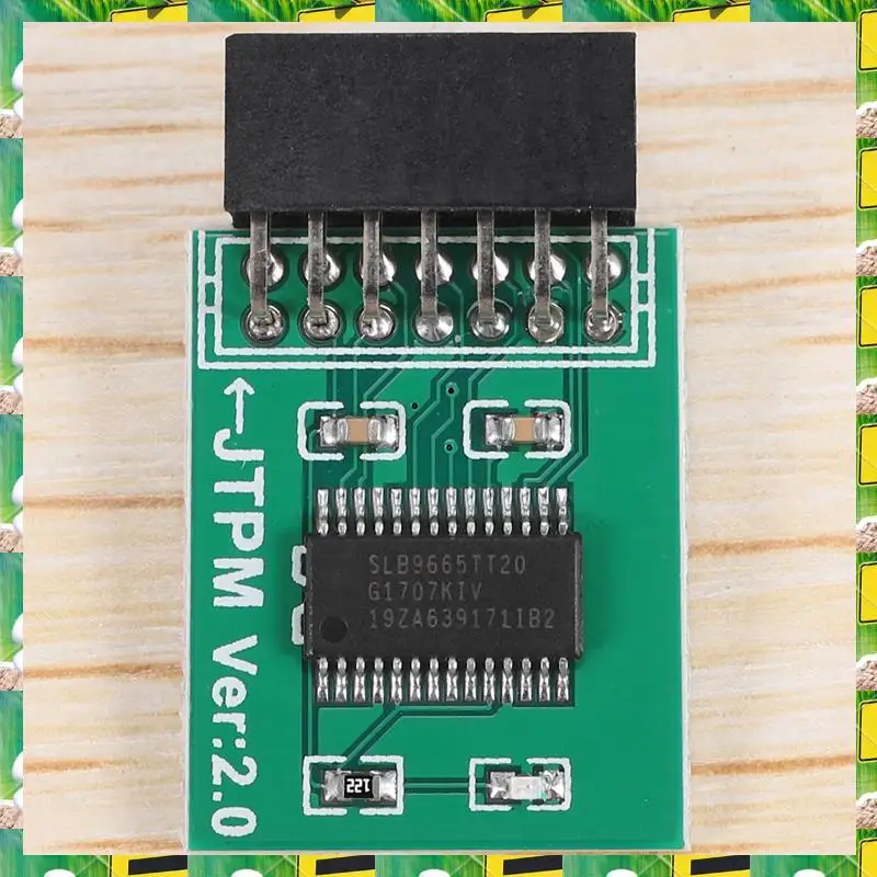 3C Electron TPM 2.0 Encryption Security Module Remote Card LPC-14PIN Module 14Pin LPC For MSI TPM2.0 LPC 14 Pin Security Module,