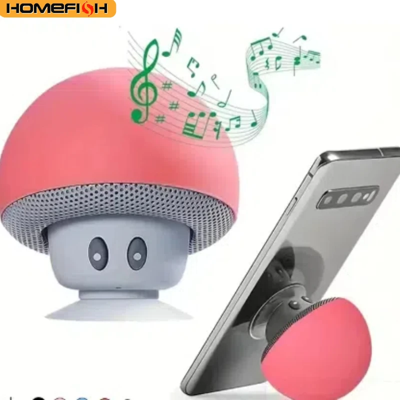 High Quality Wireless Bluetooth Speaker 30ft Wireless Range Subwoofer With Suction CupSuitable for Cycling Picnic Outdoor
