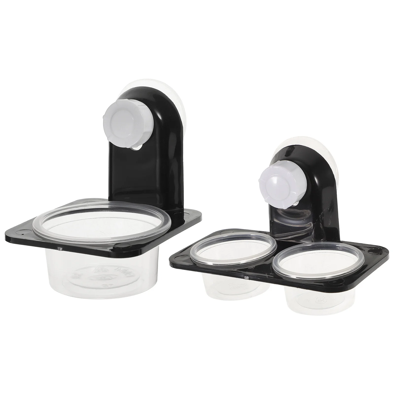 2 مجموعة مغذيات الزواحف 2 مجموعات السحلية الغذاء الحاويات الزحف تغذية الحيوانات الأليفة أداة وعاء الماء ل أبو بريص السلاحف العنكبوت الزواحف