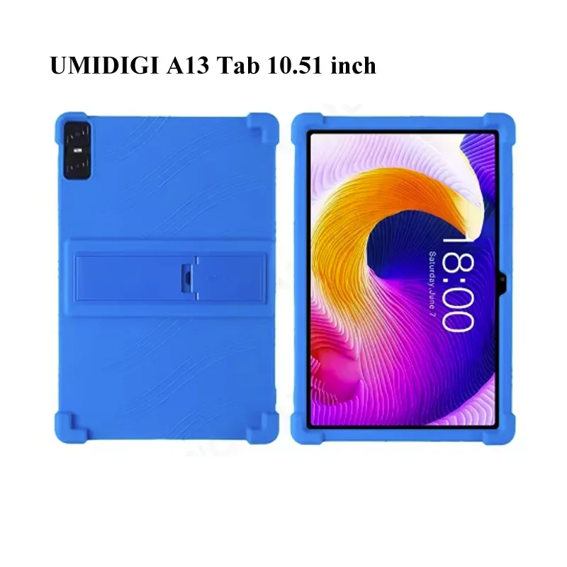 For UMIDIGI G7 Pro 11G1 G2 G5 G3 Tab Ultra 10.1 Cover Soft Silicone Adjustable Stand Case For UMIDIGI A13 Tab 10.51 Tablet Case
