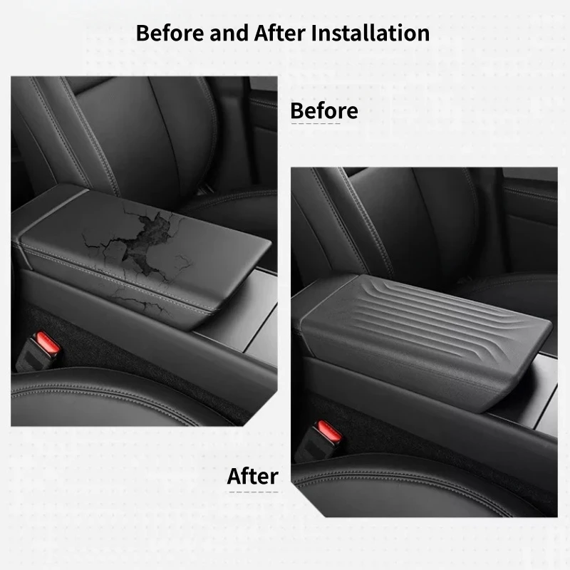 ل تسلا نموذج Y العرعر إطلاق 2025 وحدة التحكم المركزية مسند الذراع غطاء TPE المضادة للخدش حامي لوحة الوسادة الملحقات الداخلية