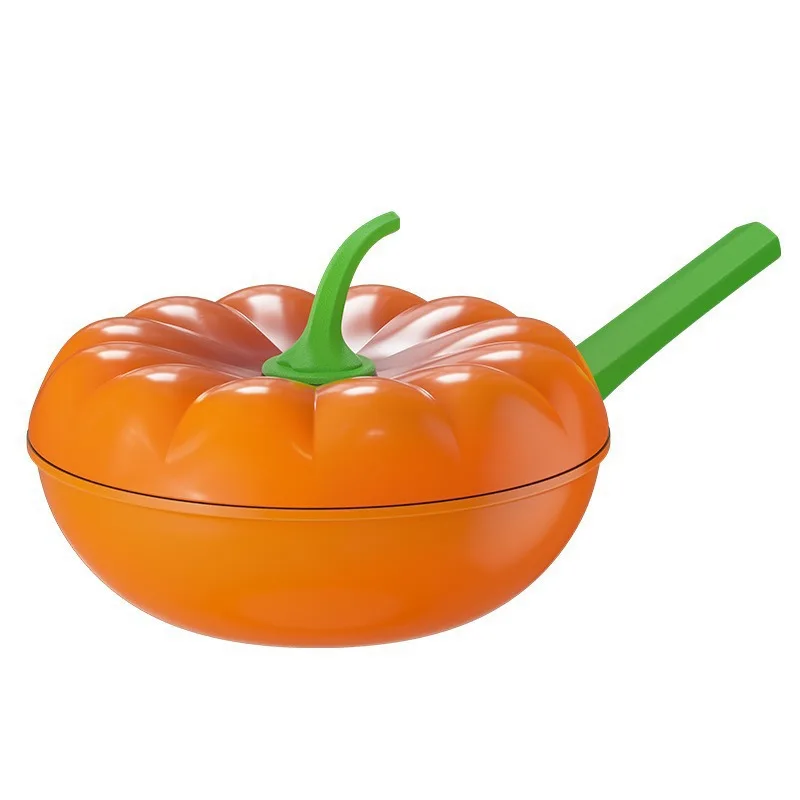 

Pumpkin wok, household frying pan, high-value wok