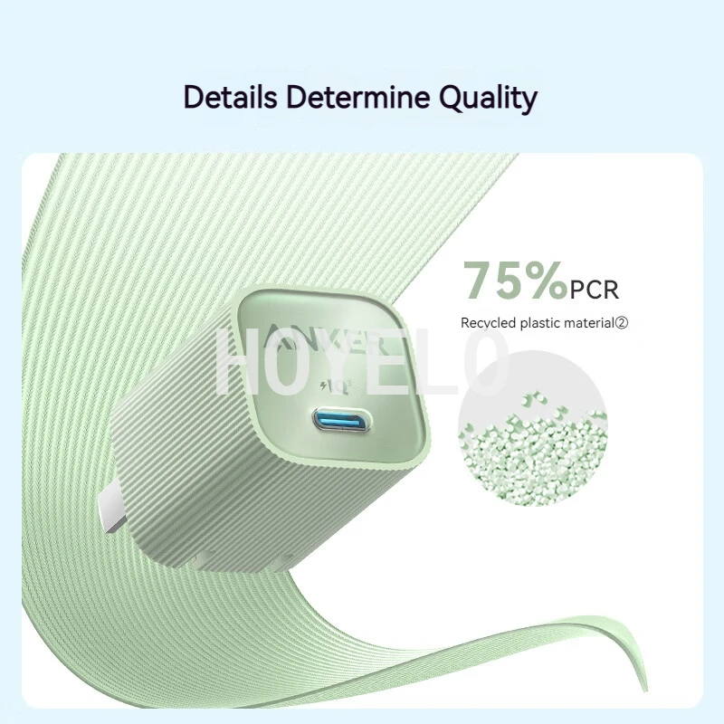 شاحن Anker-nano ultra لسلسلة آيفون وجالاكسي ، pps قابل للطي ، pps ، شاحن سريع ، 30 واط ، 50 واط ، piq