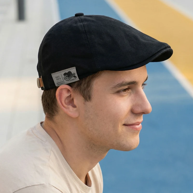 Street Fashion Umkehrbare Schirmmütze Damen-Baskenmütze Frühling/Sommer Unisex Vielseitige Hip-Hop Forward Cap für Sonnenschutz und Schatten