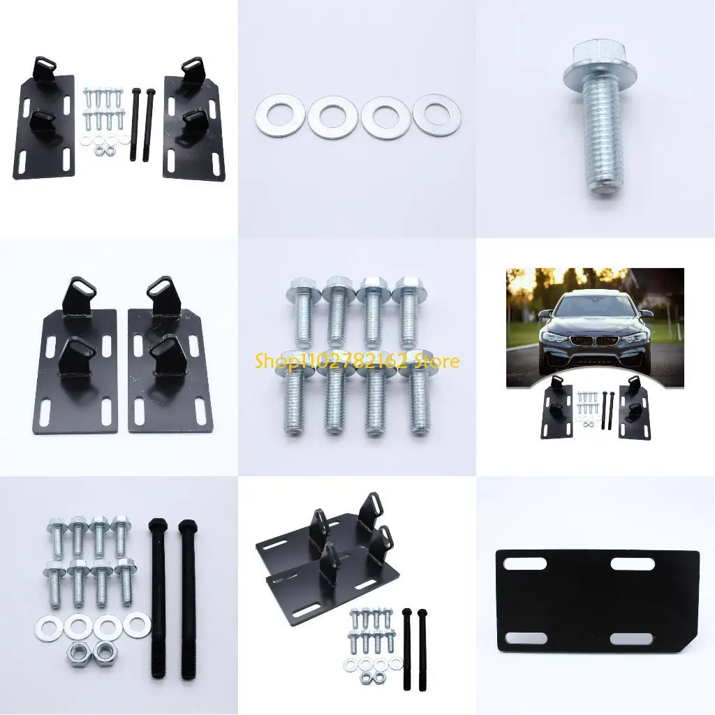 

547B Motor Swap Mount Brackets Adapter Plates Kits Car Mount Conversion set for C10