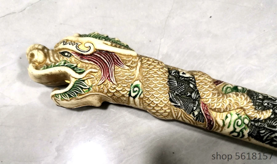 30cm Color Resin dragon handle For Japanese katana sword