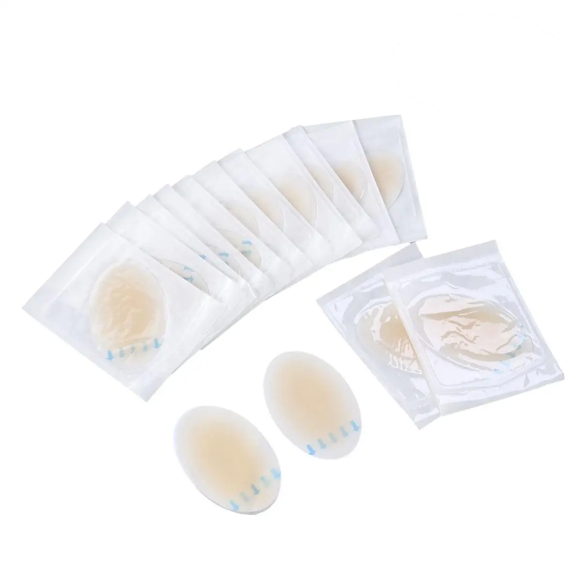 

15PCS Silicone Gel Back Heel Pads Anti-wear Foot Stickers Waterproof Cushion Protectors for Women Shoes Sports Sandals Flats