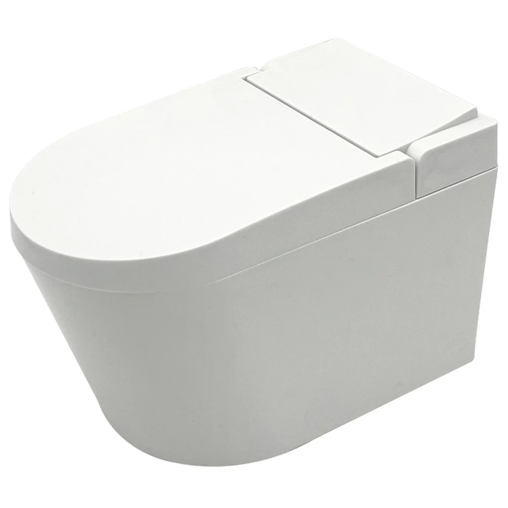 

Wall Mounted Ashtray ABS Plastic Toilet Shaped Ashes Holder Windproof Bathroom Office Smoker Gift Compartment Design