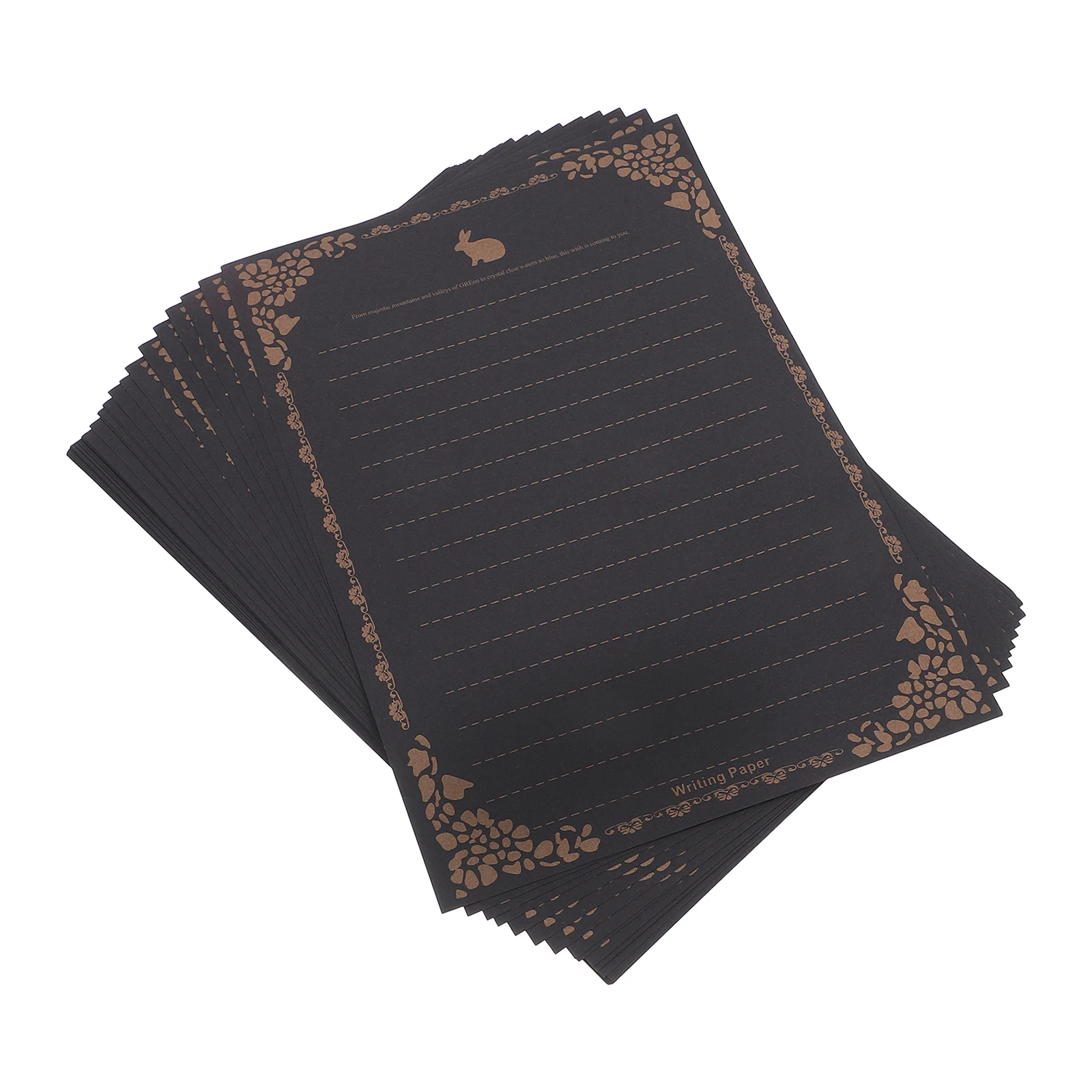 

Retro Lace Letter Paper Vintage Writing Stationery Cute Decorative for Invitation Greeting Cards Writing for Family