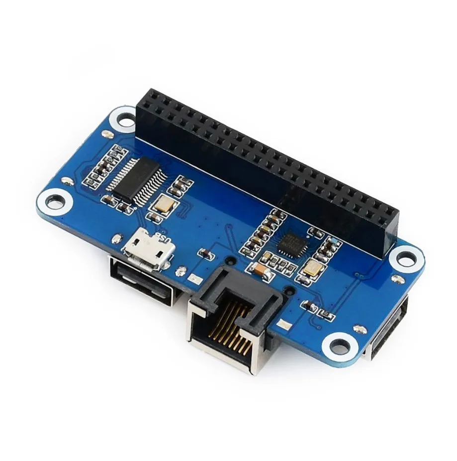 100M RJ45 Ethernet USB HUB Expansion Raspberry Pi 4B/3B/Zero