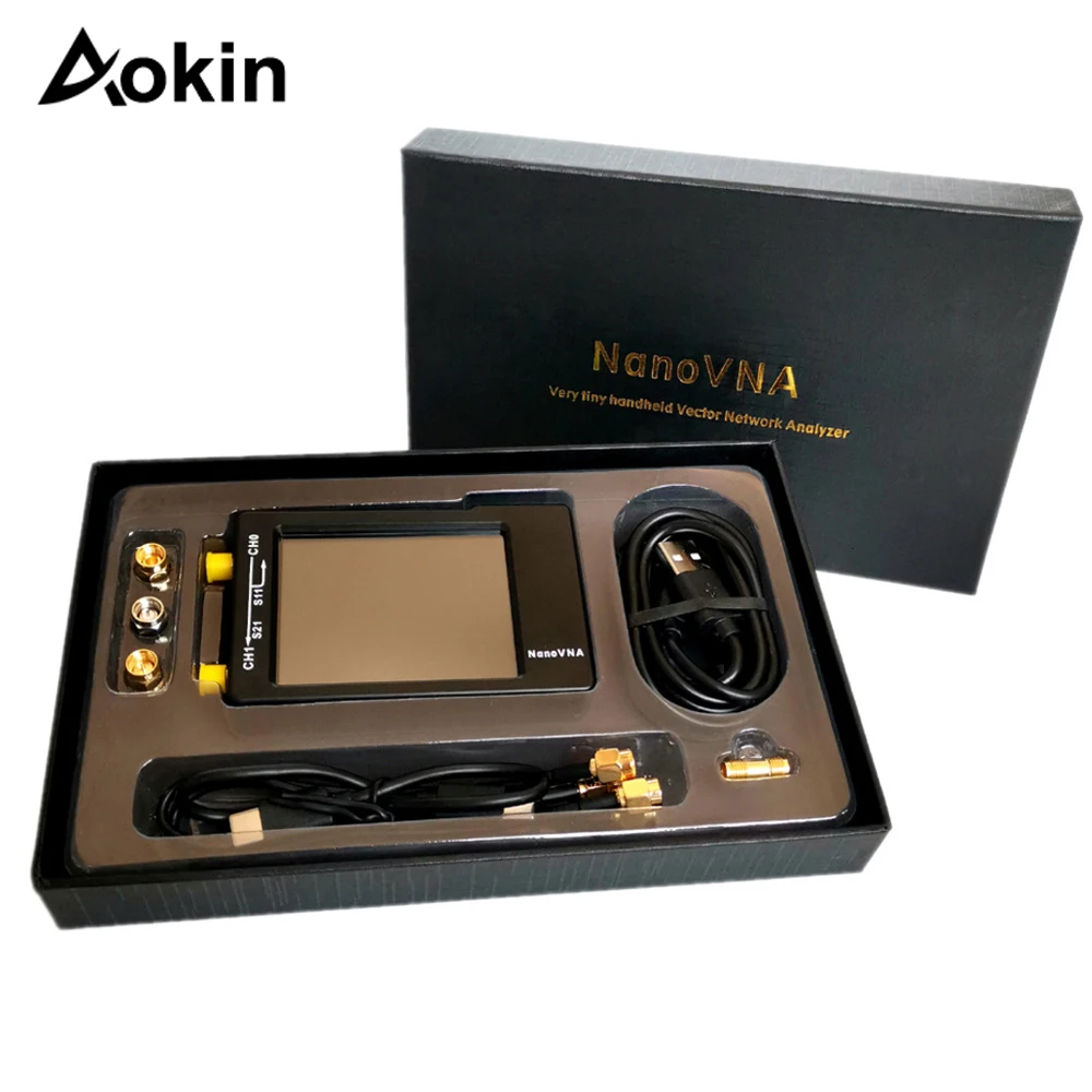 NanoVNA-H 50KHz~1.5GHz VNA 2.8inch LCD HF VHF UHF UV Vector Network Antenna Analyzer Digital Nano VNA-H Tester Instrument