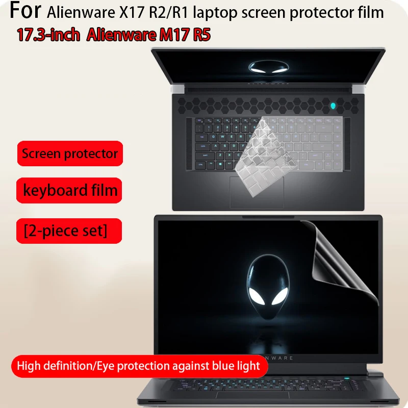 For Alienware X17 R2 R1 Screen Protector film 17.3 Inch M17 R5 Computer Keyboard Film Laptop Privacy Protective Film accessories