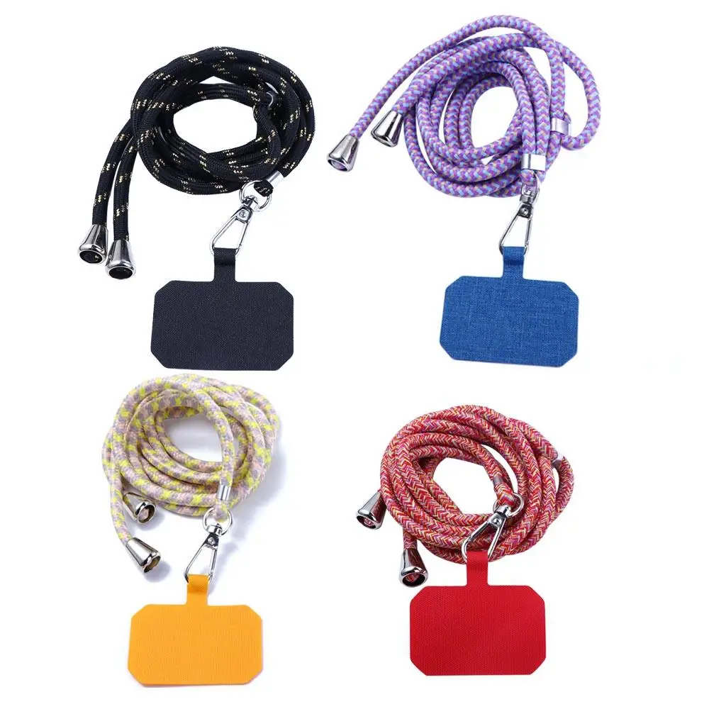 Accessories Safety Diagonal Strap Halter Crossbody Patch Phone Lanyards Nylon Soft Rope Phone Lanyards Cell Phone Hanging Cord