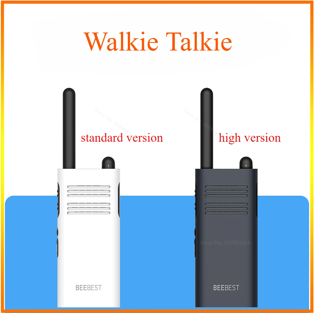 

Beebest Smart Walkie talkie A208 1-6 km call 16 channel 5W 430-440MΗz anti-jamming Long standby handheld smart interphone