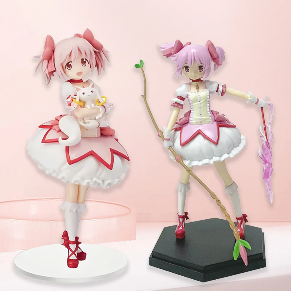 Puella Magi Madoka Magica Kaname Madoka Anime Modelli di personaggi Figurine Ornamenti per il desktop Collezione di giocattoli squisiti Regali Otaku