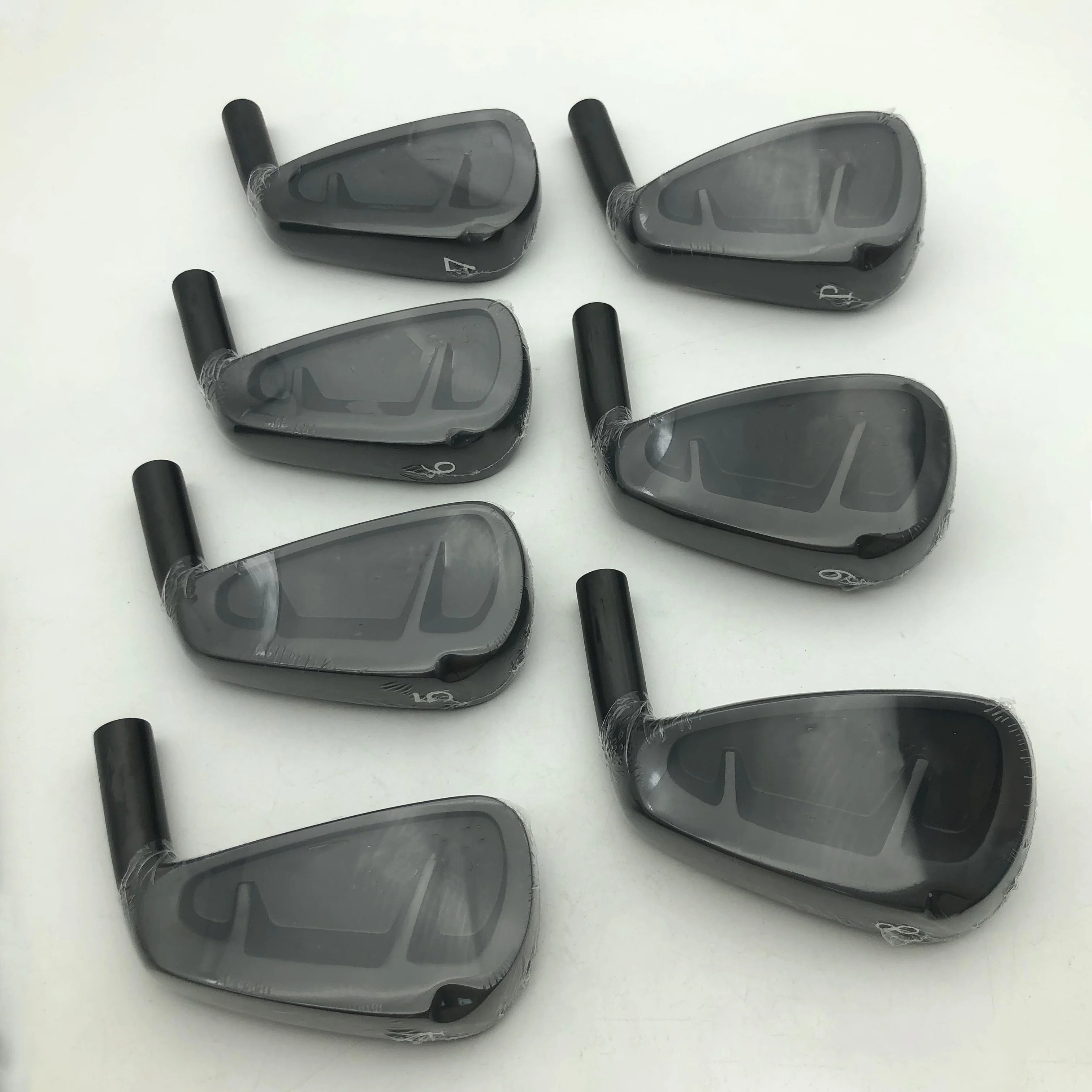 Golf Clubs for Unisexclub, Head Set of Iron Club, Black, R, S Flex, Graphite, Steel Shaft with Head Cover, Free Shipping, 7Pcs