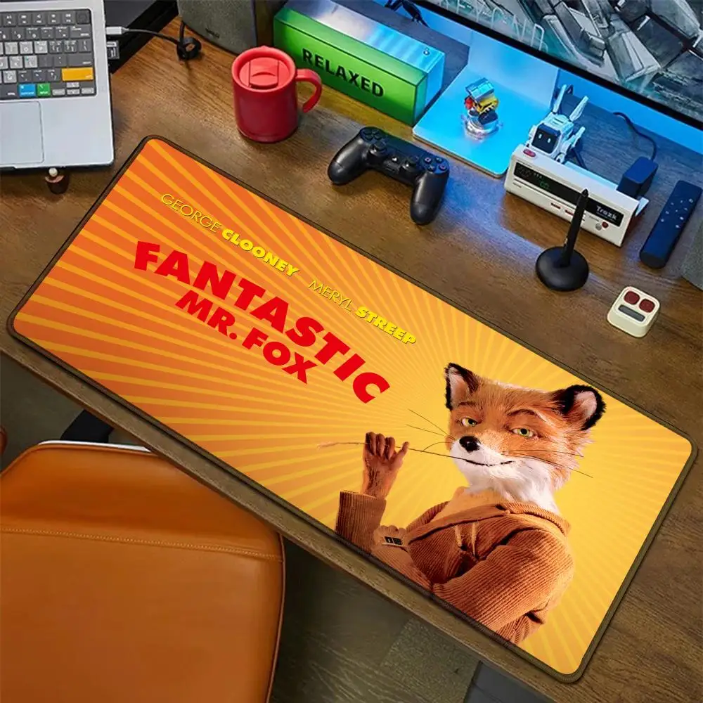 

F-Fantastic Mr F-Fox коврик для мыши резиновый коврик для ноутбука Xxl коврик для мыши ноутбук геймер компьютерный стол игровые аксессуары
