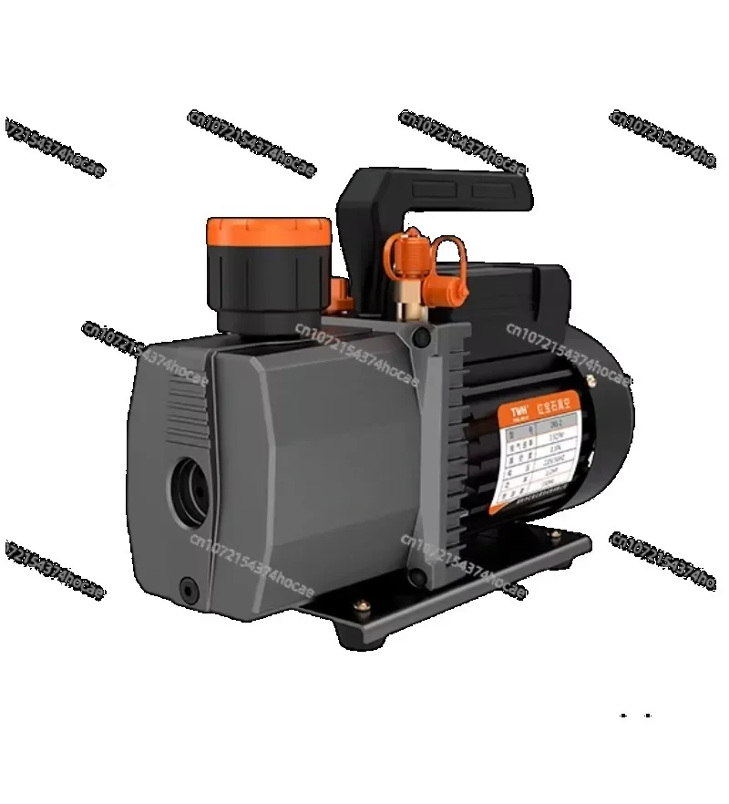 For RS-6 12CFM 50Hz/60Hz 1HP 450ML Single Stage Dual Voltage R134a R1234yf Spark Free Air Conditioning Refrigerant Vacuum Pump