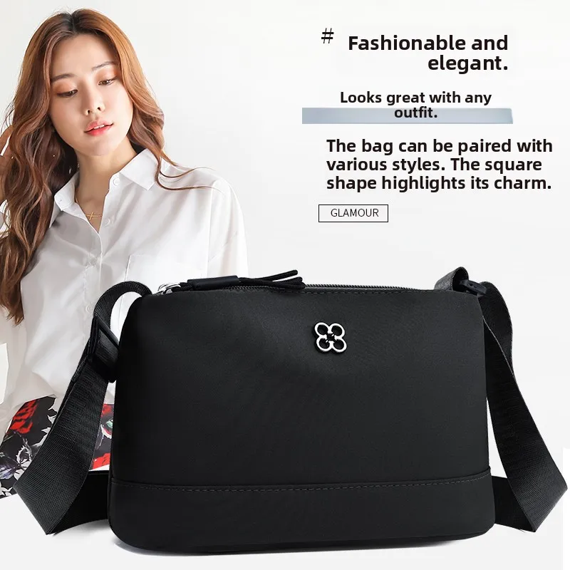 

Повседневная модная нейлоновая сумка через плечо для женщин, многофункциональная, многослойная, водонепроницаемая, легкая