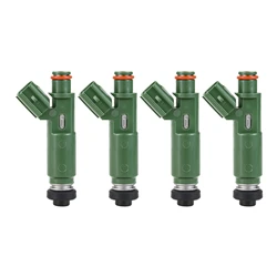 4pcs Fuel Injector 23250-22040 23250-0D040 for Toyota Celica MR2 Spyder Corolla Matrix Chevy Prizm Pontiac 1.8L 2000-06 12 Holes