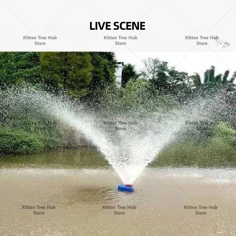 Fish Pond Aerator Oxygen Pump 2inch Breeding Irrigation Drainage Sprinkler Oxygenated Water Pump Breeding Equipment