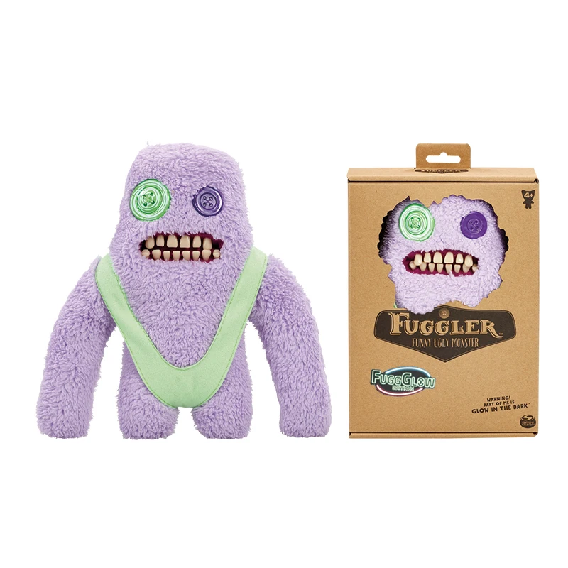 Original Fuggler Cute Teeth Monster Doll Funk Teeth Treasure Ugly Cute Teeth Funny Plush Doll Toy Holiday Gifts For Children