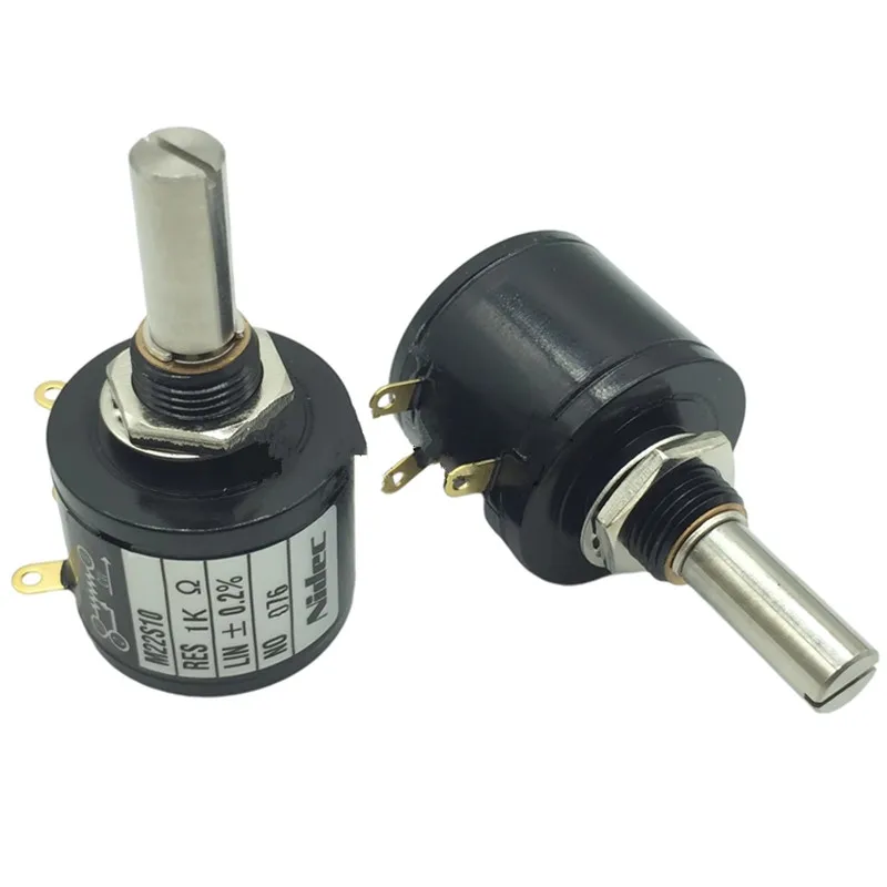 Imagem -06 - Interruptor Original do Potenciômetro de Ferida 100 Novo 1k 2k 5k 10k 200r Ohm M22s10 Pcs