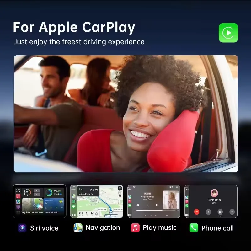 바이두 카라이프에서 무선 카플레이 시스템 스크린 어댑터로 변환하여 베스툰 t 33 이클립스용 안드로이드 오토 부품으로 변환