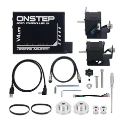 HAMGEEK V5-Lite V5-Pro Onstep EXOS2 EQ3D Equatorial Mount V5 GOTO Upgrade Kit Biaxial Tracking Astronomical Accessory