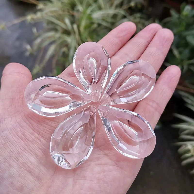 Crystal Prisms Chandelier Parts Crystals Suncatcher Decoration Hanging Pendant Beads Accessory Home Christmas Decor Sun Catcher