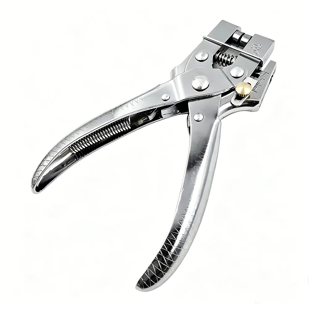 101-teiliges Dual-Purpose Ösenzangen-Set, tragbares Handpresswerkzeug-Set, Nietinstallations-Kit für DIY Lederbälter und Schuhe – Detail 4