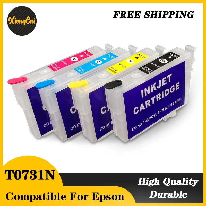 T0731 T0731N 73N Refillable Ink Cartridge For Epson Stylus TX210 CX3900 CX7300 CX8300 C79 C90 T40W CX5900F CX6900F Printer