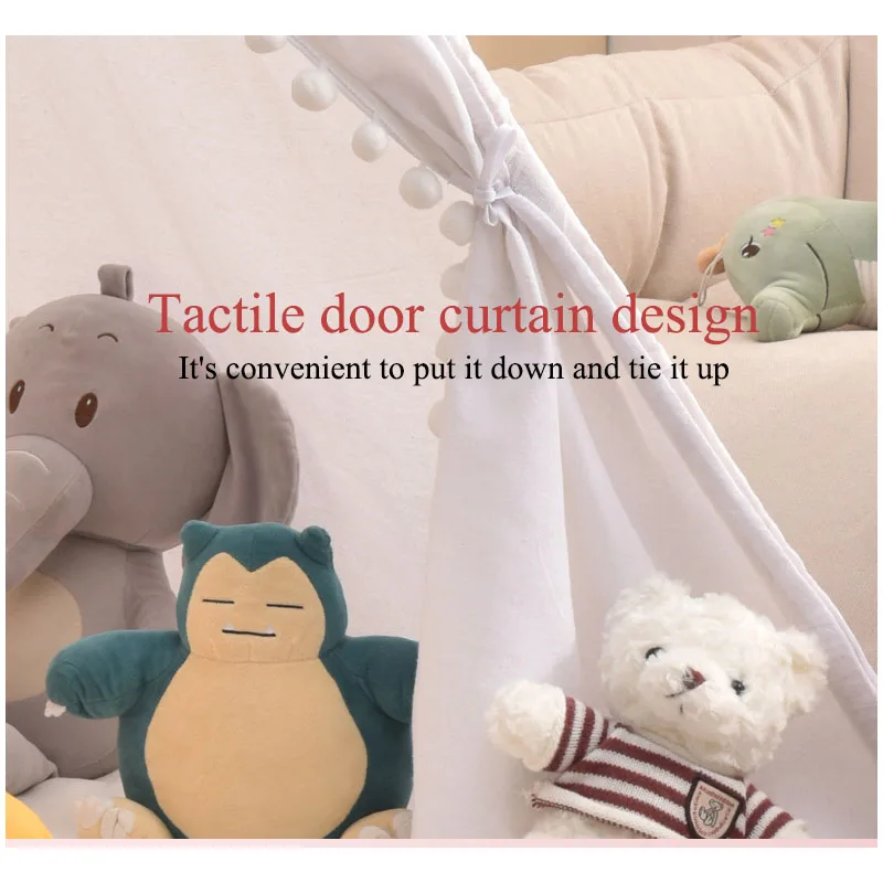 1.1m Kid Indoor Tent Children's Tent Princess Outdoor Play House Visible window Anti-mosquito Teepee Tipi Tents