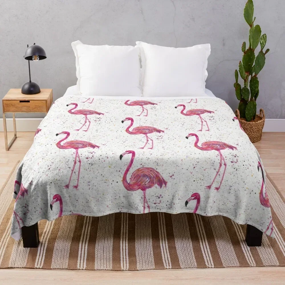 

Lola the Flamingo Throw Blanket Soft Warm Blanket Gift for Grandparents