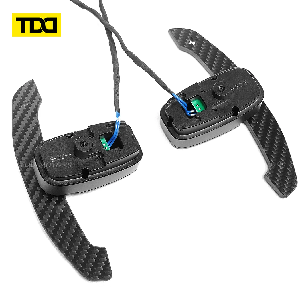 TDD Motors Real Carbon Fiber Magnetic Paddle Shifters For Mercedes-Benz AMG C300 G63 CLA GT S 2010+ GLE S63 C43 G550 G63 2010+