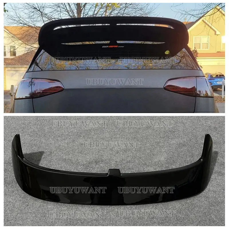 Car Styling For Volkswagen VW GOLF 7 MK7 MK7.5 (Not For GTI R) Spoiler 2014-Up FRP/Carbon Fibre Material Rear Roof Trunk Spoiler