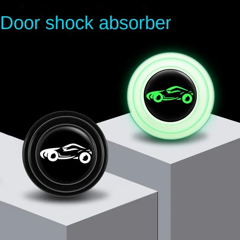 

4PCS Car Door Shockproof Pad Silent Gasket Stickers Car Trunk Sound Insulation Pad Thickening Cushion Stickers Car Accessories