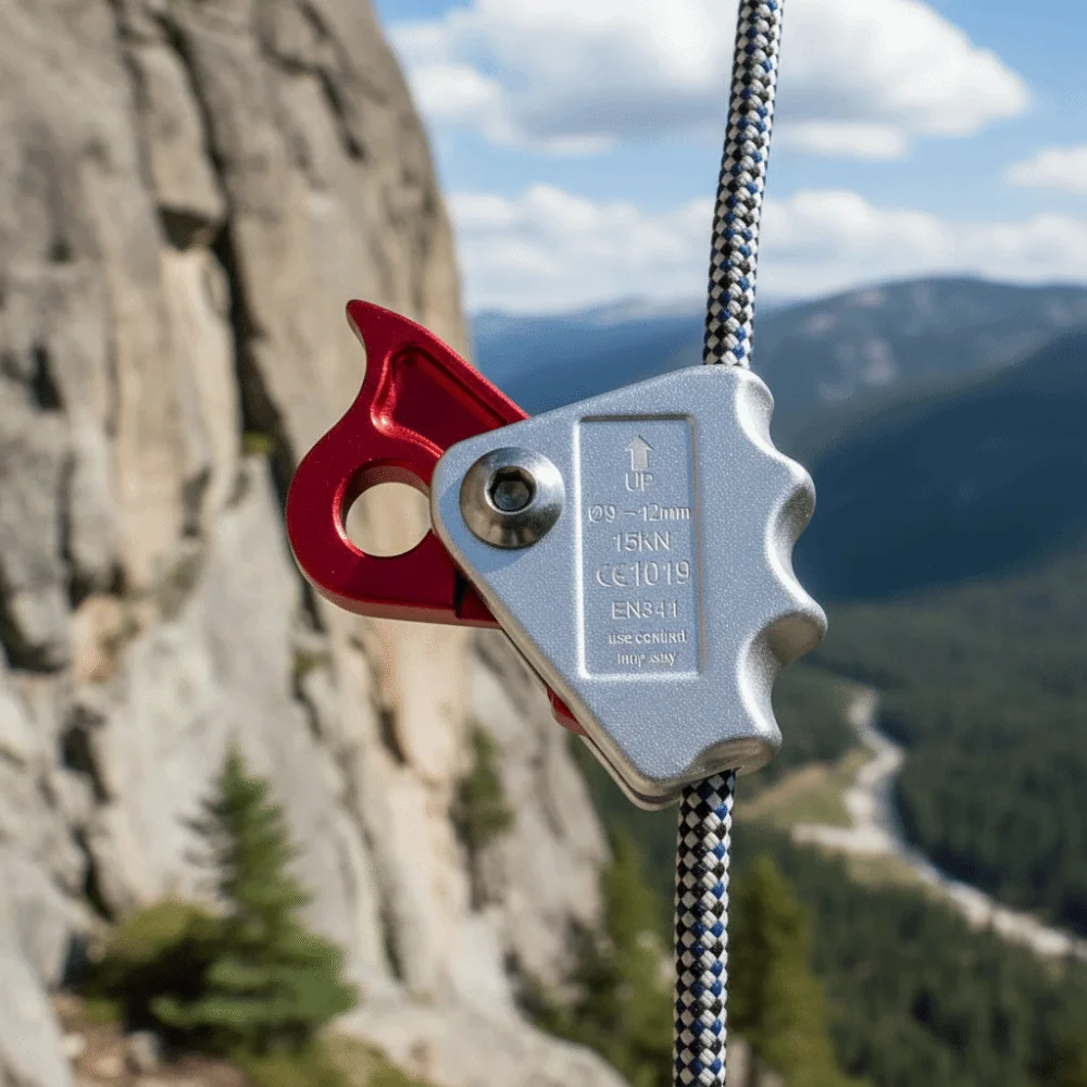 

Высотные инструменты: Самоблокирующийся карабин с автоматической фиксацией, защита от падения, защитное снаряжение