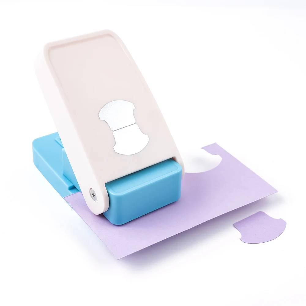 

1Pc Handheld Separator Label Puncher Whale-Tail Tab Punch Handmade Diy Bookmarks Notebooks Journal Dividers Sector Label Punch