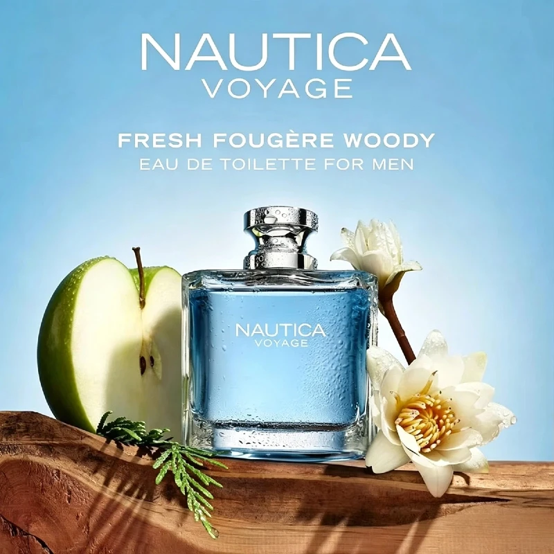 

100ML Nautica Voyage Eau De Toilette For Men,Men's Men's Fresh Romantic Fruity Scent,Men's EDP Perfume Eau De Toilette 100ml