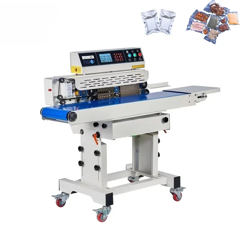 FKJX Continuous vacuum sealing machine is suitable for the one-piece forming of plastic bags and aluminum foil bags
