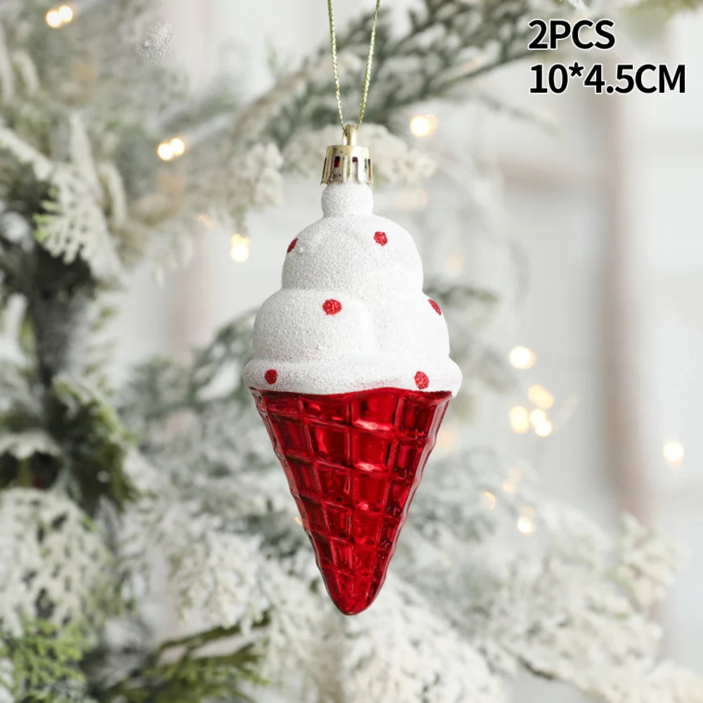 2PCS Fireplace Mantelpiece Stairs Bedside Christmas Tree Pendant Ornament Five-pointed Star Snowman Christmas Tree