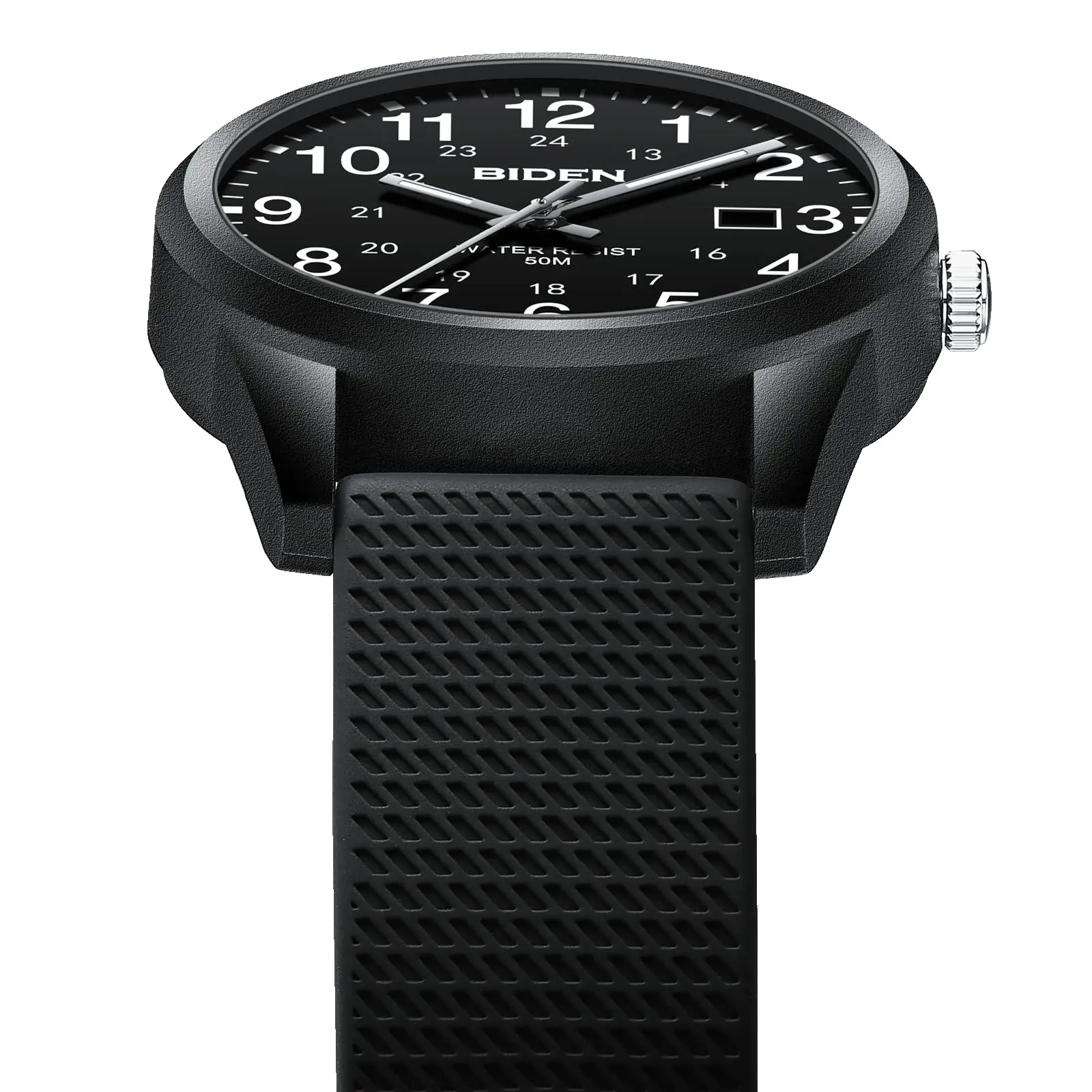 BIDEN Mens Watches Analog Quartz Sports Unisex 30M Waterproof Nurse Watch for Men Women Medical Professionals Time with display