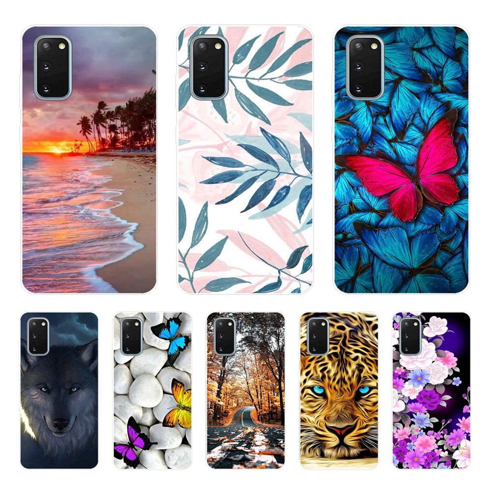 Case For Samsung Galaxy S20 FE Case S20 Ultra Soft Silicone Back Cover Phone Case For Samsung S20 FE Case S 20 Plus Case Fundas