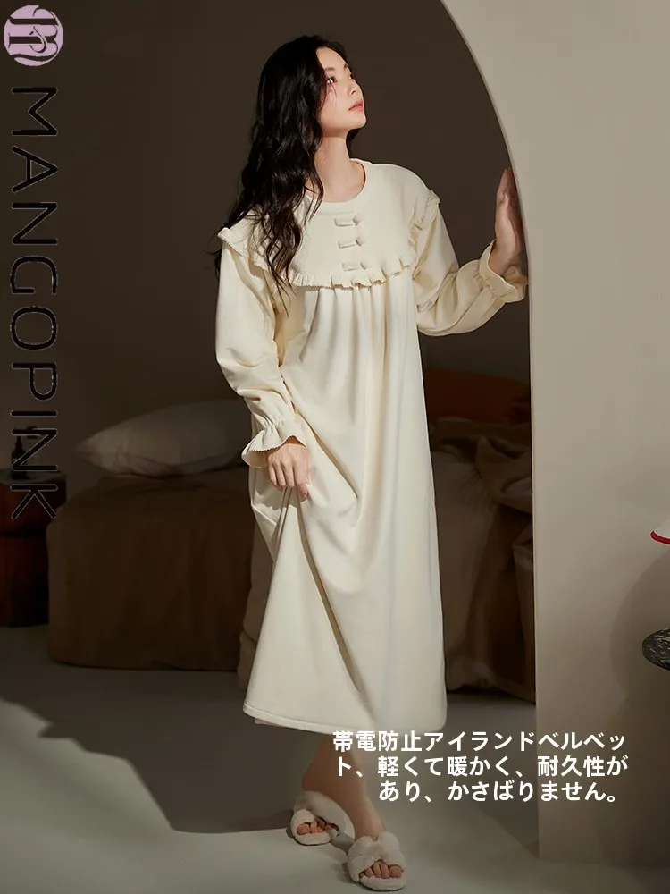 2025-new-chinese-sle-women's-sp-dr-long-coral-fce-island-velvet-thin-velvet-quali-spwear-retro-sle-home-clo