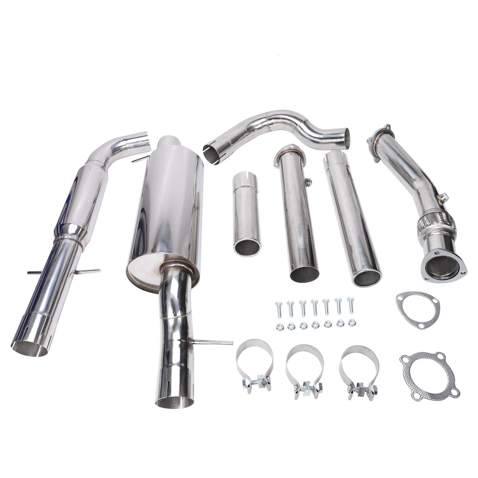 Stainless Racing Manifold Header Exhaust For VW Golf GTi Jetta MK4 99-04 1.8L 3