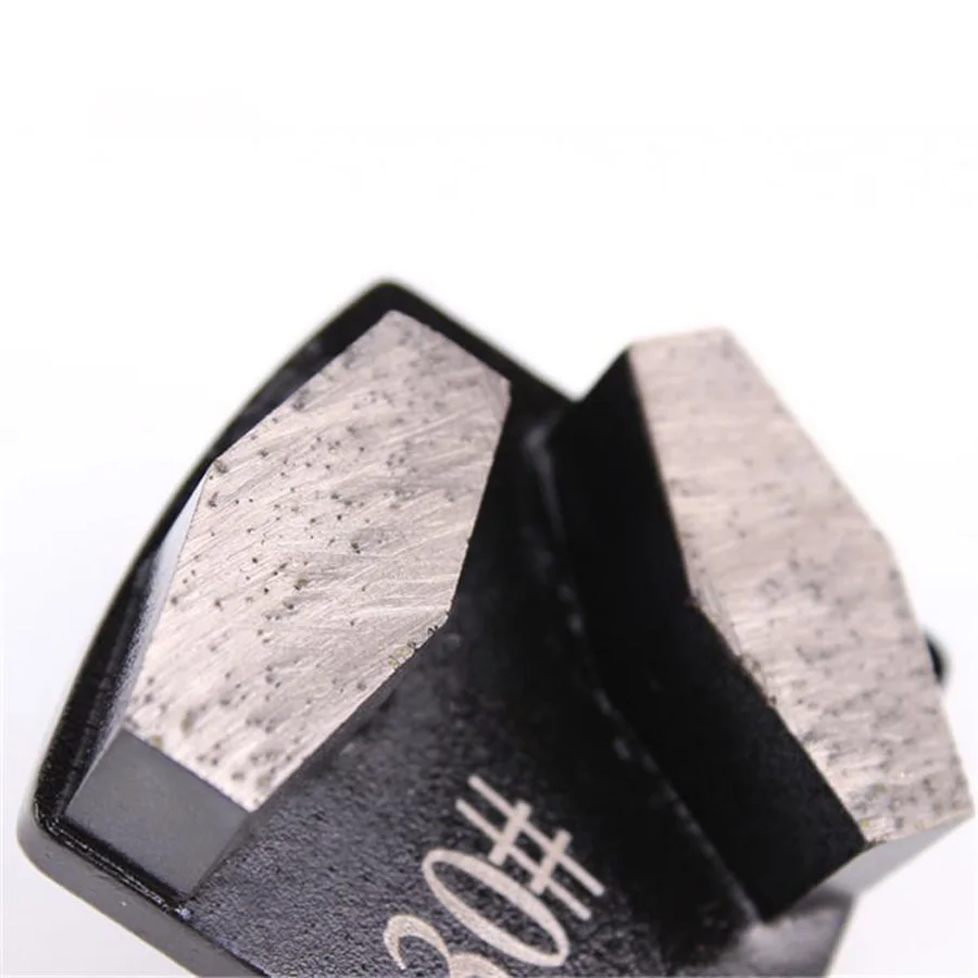 9 PCS Redi Lock Diamond Grinding Shoes Disc Puck Scraper Segment for Concrete cement Terrazzo for Husqvarna Grinder Machine