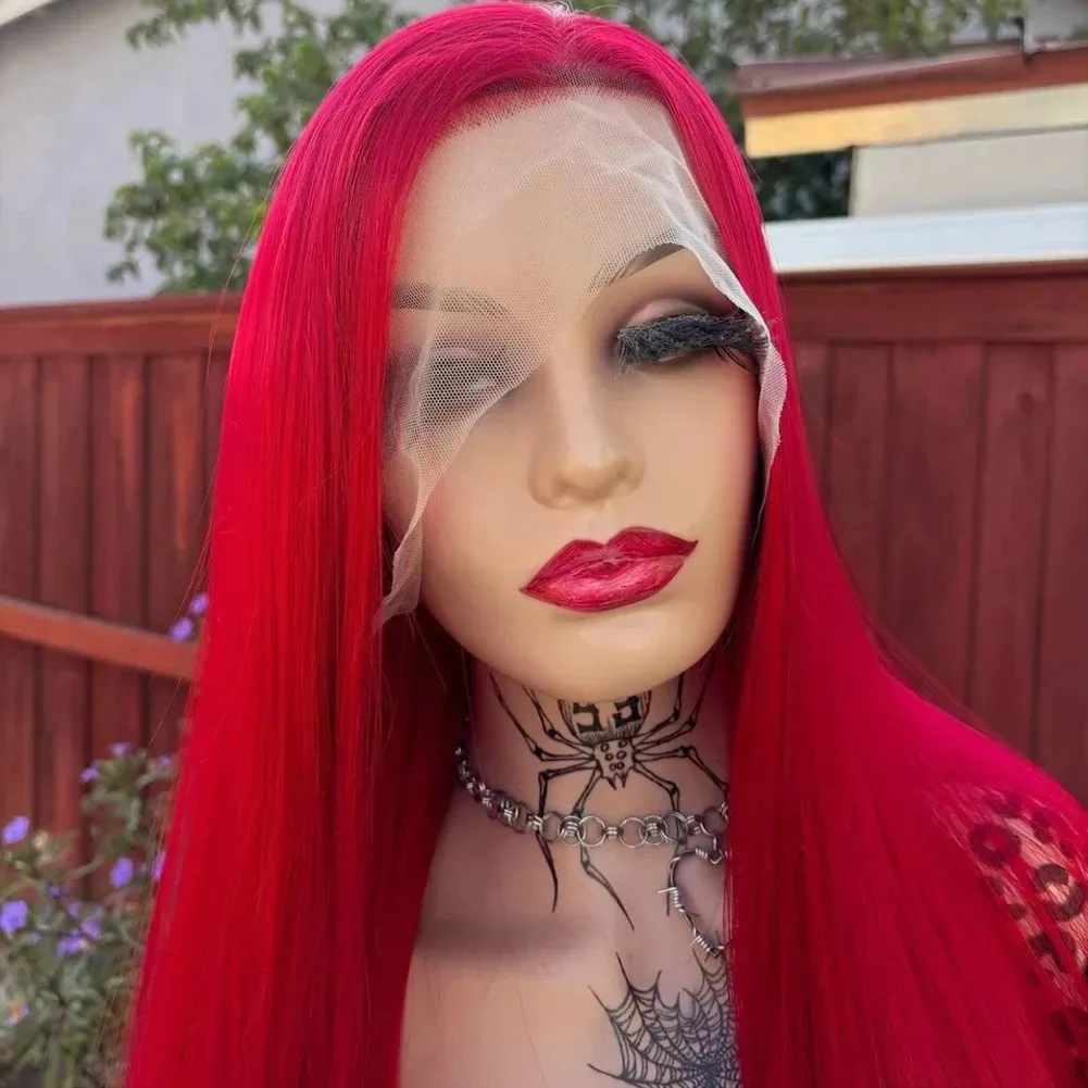 حار الوردي شعر مستعار العظام مستقيم الدانتيل الجبهة الباروكات للنساء 13x4 HD الدانتيل الباروكات الأمامية الاصطناعية عالية الجودة قبل قطعها شعر مستعار غلويليس