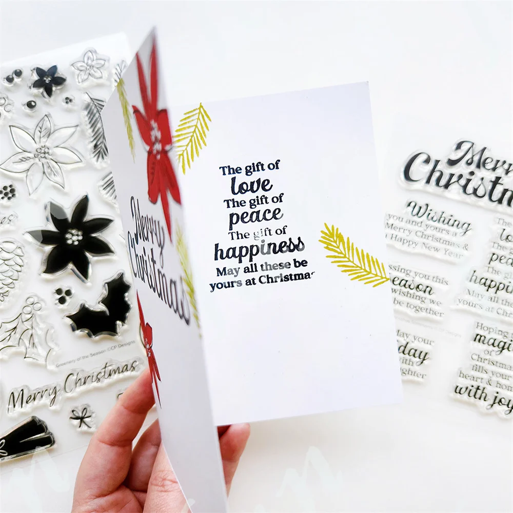 Nested Stitched Banner Christmas Joy Word Metal Cutting Dies Stamps Stencil Hot Foil Plate DIY Scrapbook Embossing Template
